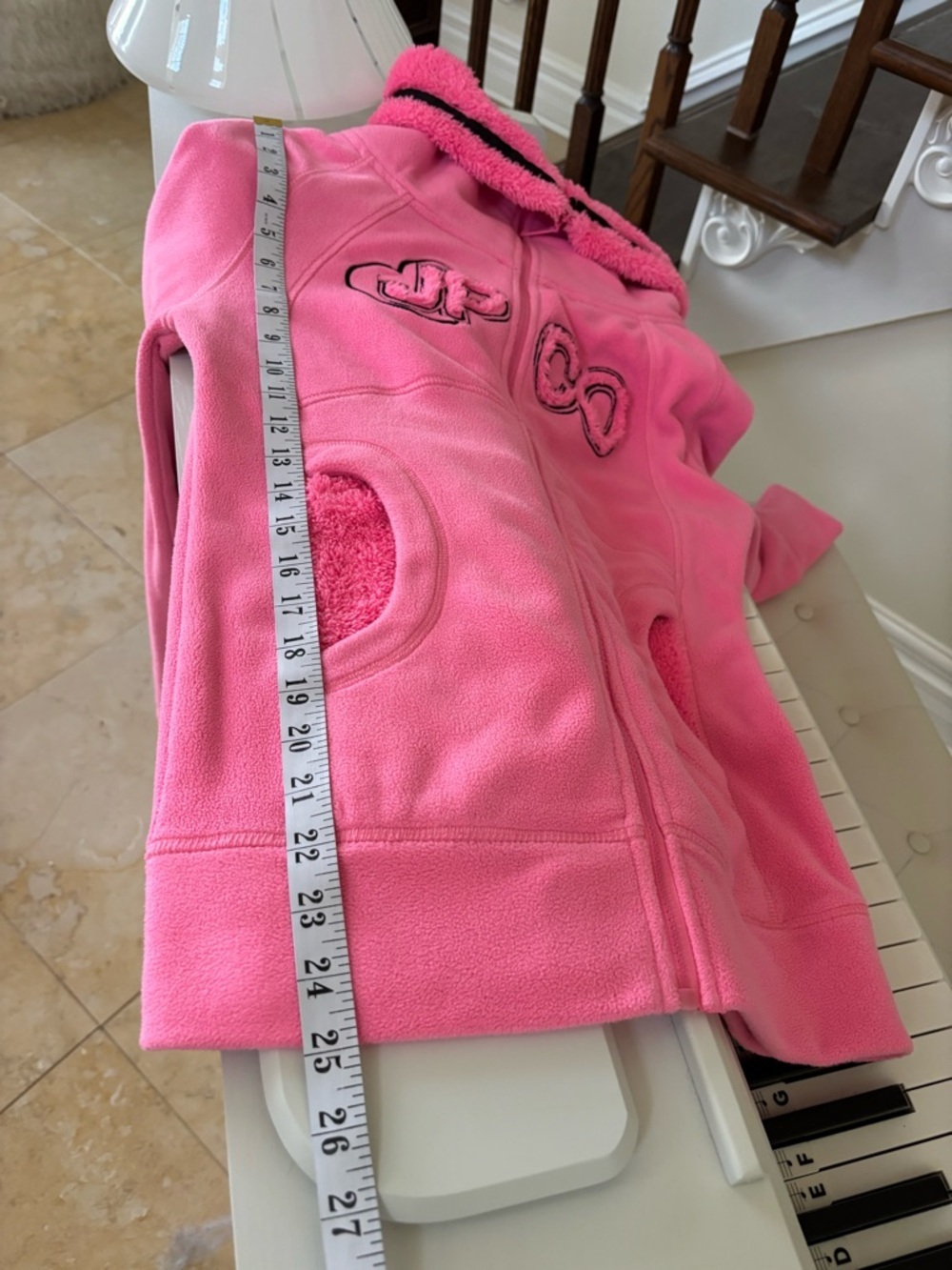 Pink JP Co. Fleece Zip-Up Jacket - Picture 15 of 15